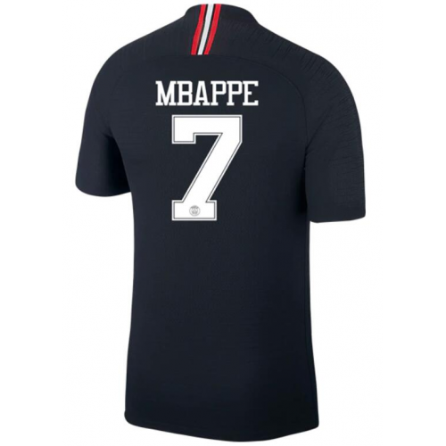Mbappe #7 PSG 18/19 3rd Black Soccer Jersey Shirt